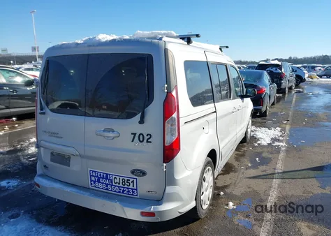2017 Ford Transit Connect Xlt z USA, uszkodzony, nr VIN NM0GS9F73H1313418